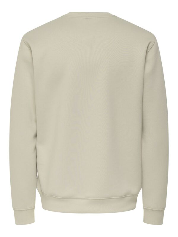 ONSLUCA LIFE REG LS CREW SWEAT Erkek Gri Sweatshirt - 22035201