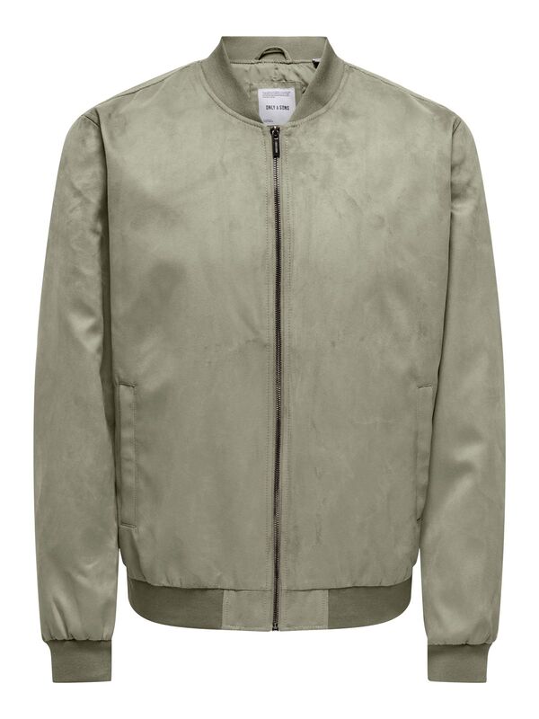 ONSLUCAS FAKE SUEDE BOMBER OTW NOOS Erkek Gray Mont - 22027463