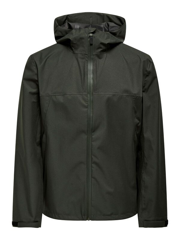 ONSLUKE WATERPROOF JACKET OTW VD Erkek Gri Mont - 22031606