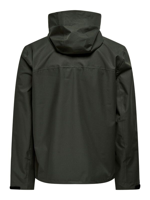 ONSLUKE WATERPROOF JACKET OTW VD Erkek Gri Mont - 22031606