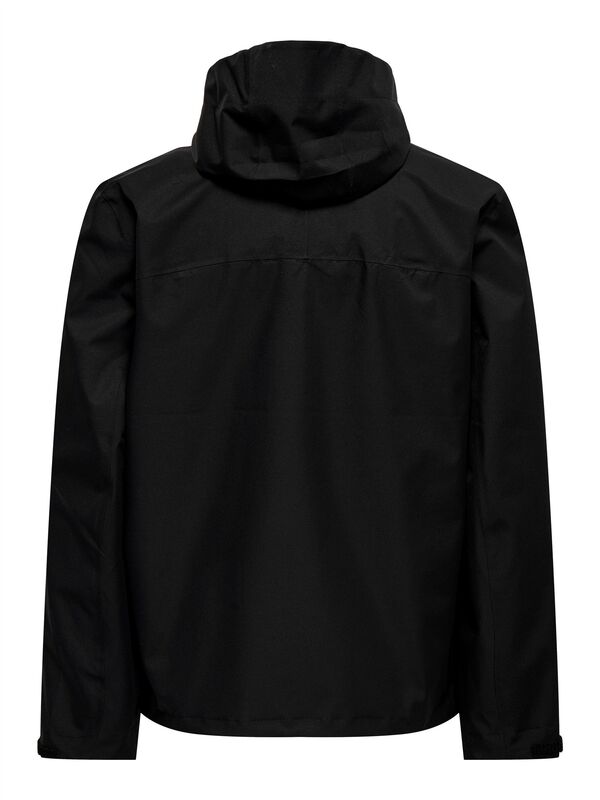 ONSLUKE WATERPROOF JACKET OTW VD Erkek Siyah Ceket - 22031606