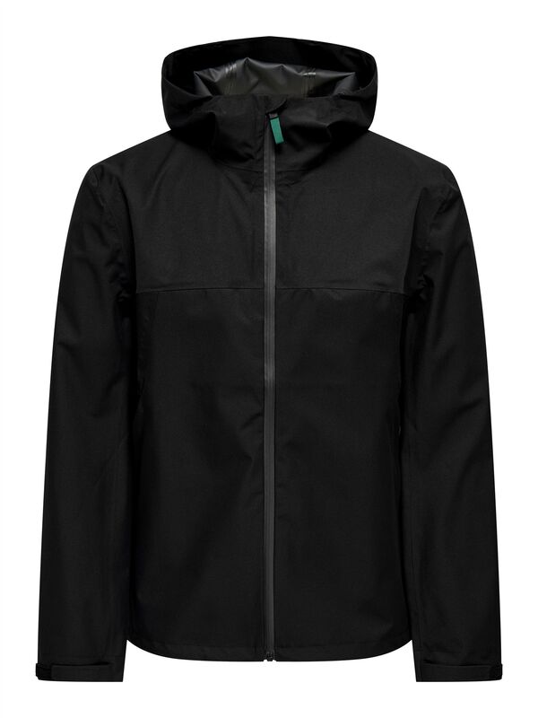 Only & Sons - ONSLUKE WATERPROOF JACKET OTW VD Erkek Siyah Ceket - 22031606