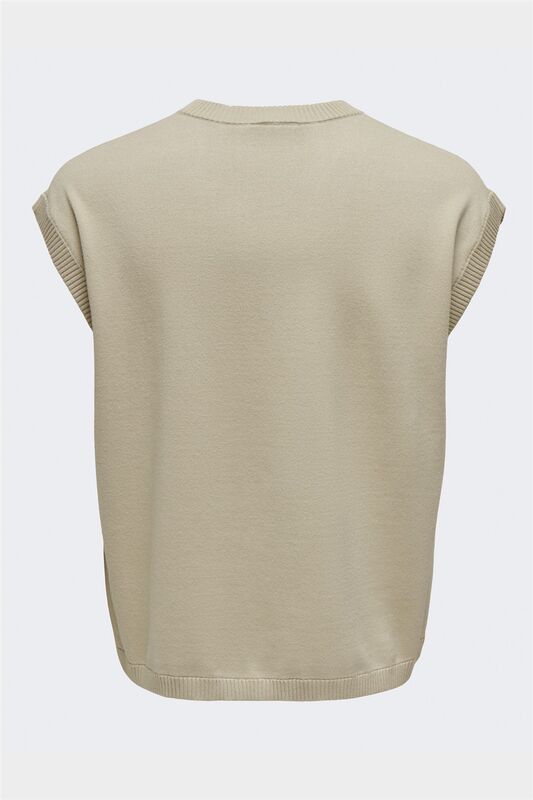 ONSLUSIM LIFE RLX 12 V-NECK VEST KNIT Erkek Gri Yelek - 22030784