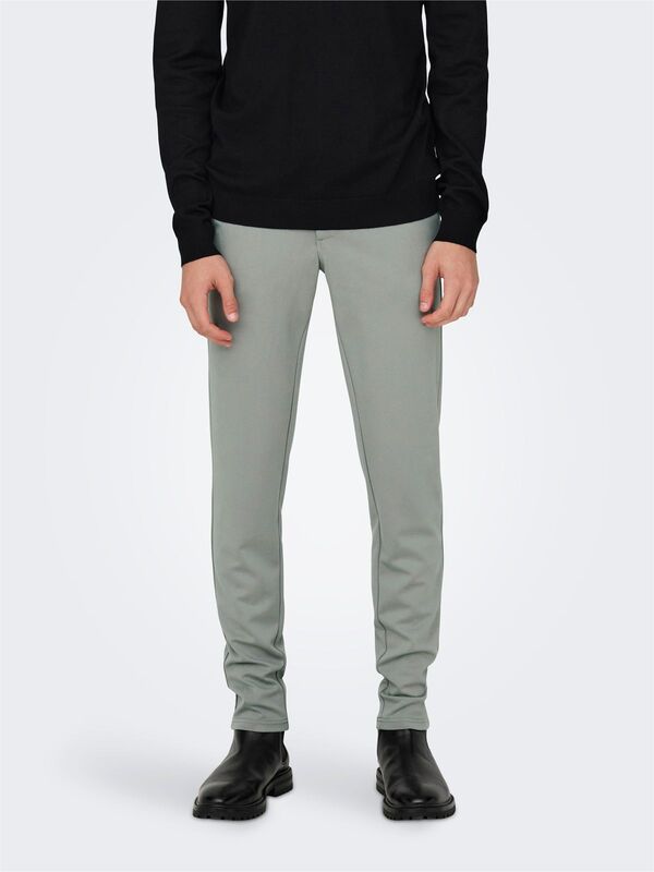 Only & Sons - ONSMARK SLIM GW 0209 PANT NOOS Erkek Gri Pantolon - 22010209