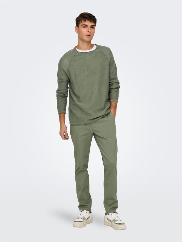 ONSMARK PETE LIFE SLM CHIN 0013 PNT NOOS Erkek Yeşil Pantolon - 22027773