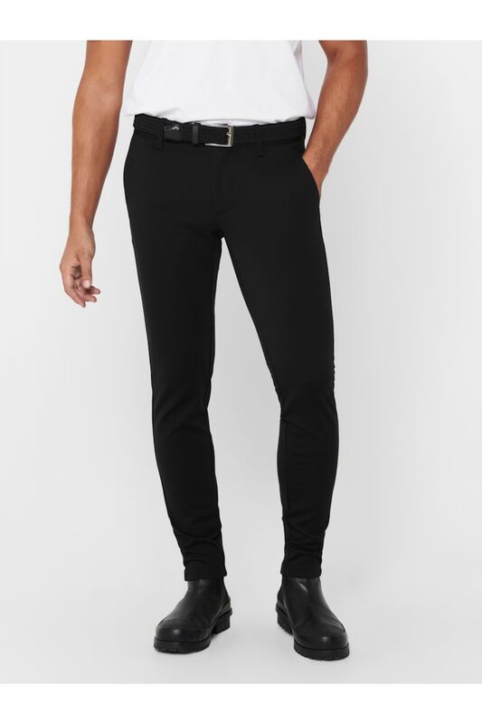 Only & Sons - ONSMARK SLIM GW 0209 PANT NOOS Erkek Siyah Pantolon - 22010209
