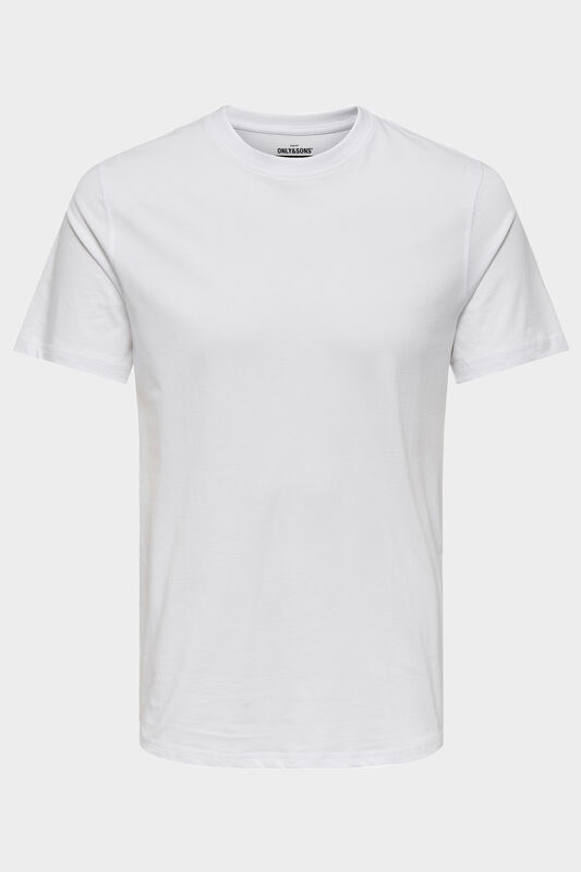 ONSMAX LIFE SS STITCH TEE NOOS Erkek Beyaz T-Shirt - 22025208