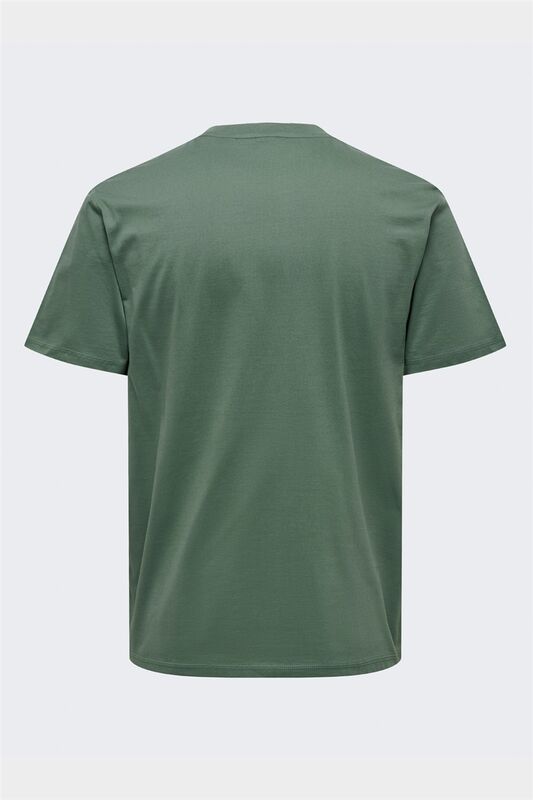 ONSMAX LIFE SS STITCH TEE NOOS Erkek Yeşil T-Shirt - 22025208