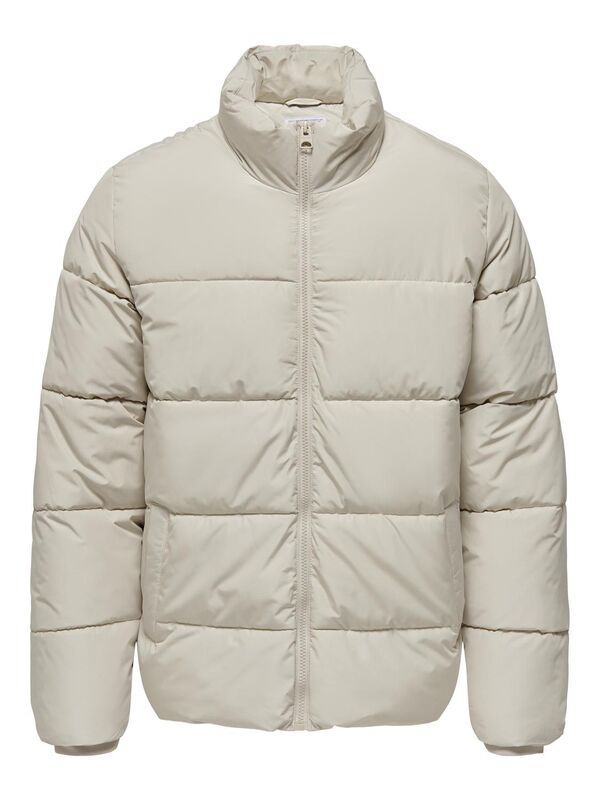 ONSMELVIN LIFE PUFFER JACKET OTW VD Erkek Gri Mont - 22019345
