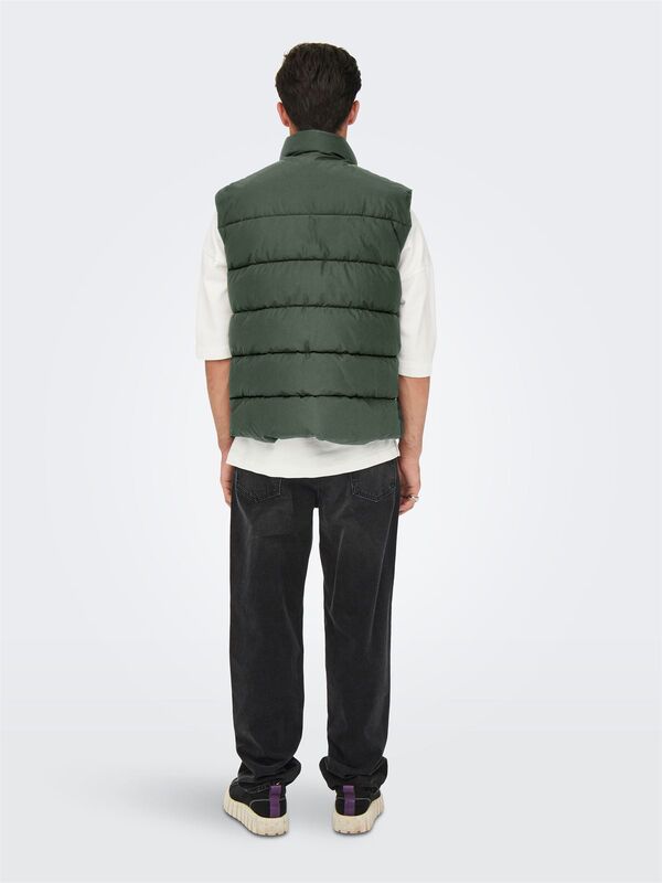 ONSMELVIN LIFE PUFFER VEST OTW VD Erkek Turuncu Yelek - 22022232