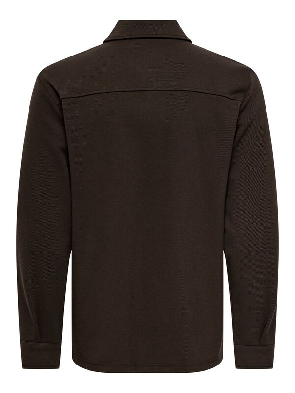 ONSNEWKODYL OVERSHIRT SWEAT NOOS Erkek Black UK Gömlek - 22021279