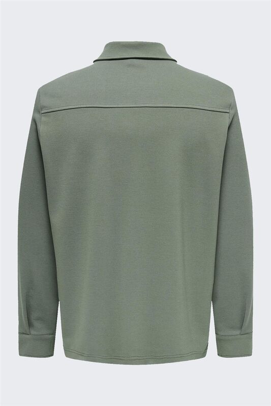 ONSNEWKODYL OVERSHIRT SWEAT NOOS Erkek Gri UK Gömlek - 22021279
