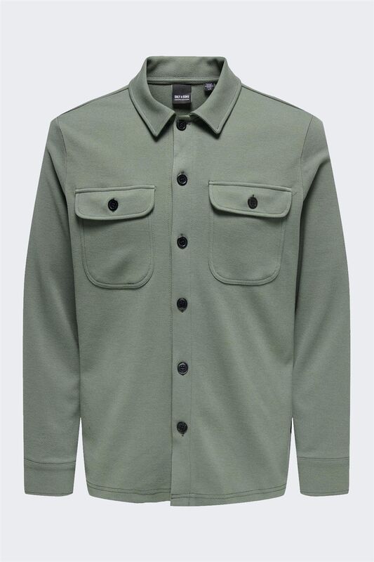 Only & Sons - ONSNEWKODYL OVERSHIRT SWEAT NOOS Erkek Gri UK Gömlek - 22021279 Only & Sons - ONSNEWKODYL OVERSHIRT SWEAT NOOS Erkek Gri UK Gömlek - 22021279