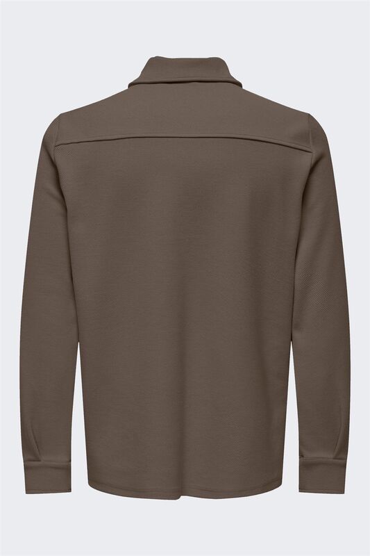 ONSNEWKODYL OVERSHIRT SWEAT NOOS Erkek Kahverengi UK Gömlek - 22021279