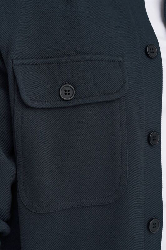 ONSNEWKODYL OVERSHIRT SWEAT NOOS Erkek Lacivert UK Gömlek - 22021279