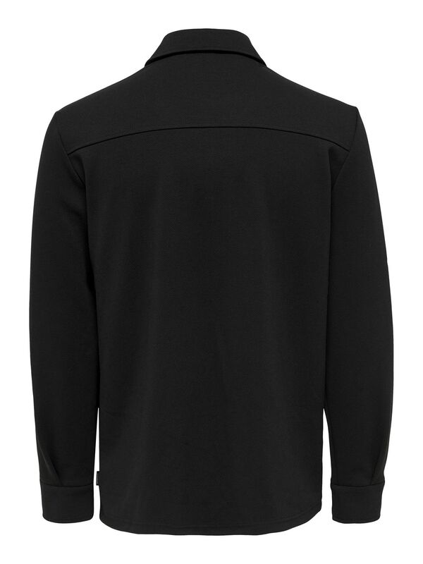 ONSNEWKODYL OVERSHIRT SWEAT NOOS Erkek Siyah UK Gömlek - 22021279