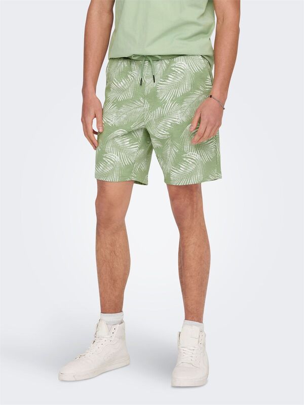 Only & Sons - ONSPERRY LIFE REG LEAF SHORTS Erkek Yeşil Şort - 22025285