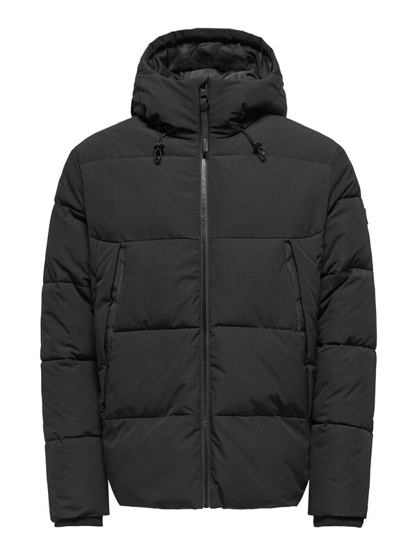 Only & Sons - ONSPETE PUFFER JACKET OTW Erkek Siyah Ceket - 22034728