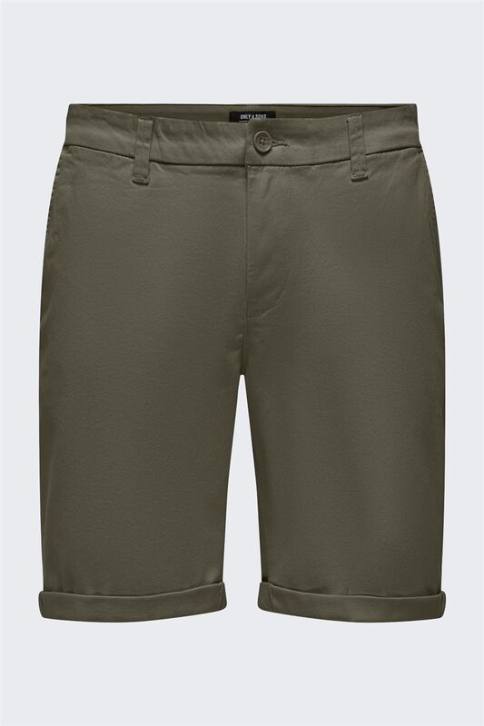 Only & Sons - ONSPETER LIFE REGULAR 0013 SHORTS NOOS Erkek Yeşil Şort - 22027905