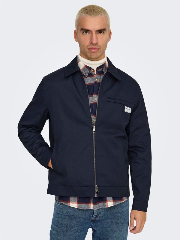 Only & Sons - ONSRALPH TC JACKET OTW VD Erkek Night Sky Ceket - 22031633
