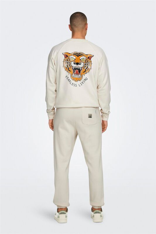 ONSRILEY REG SWEAT PANTS VD Erkek Beyaz Eşofman Altı - 22030142