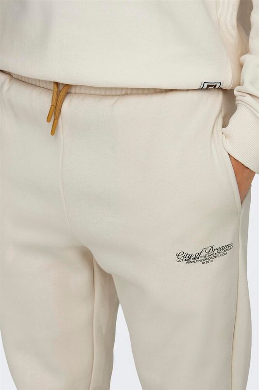 ONSRILEY REG SWEAT PANTS VD Erkek Beyaz Eşofman Altı - 22030142