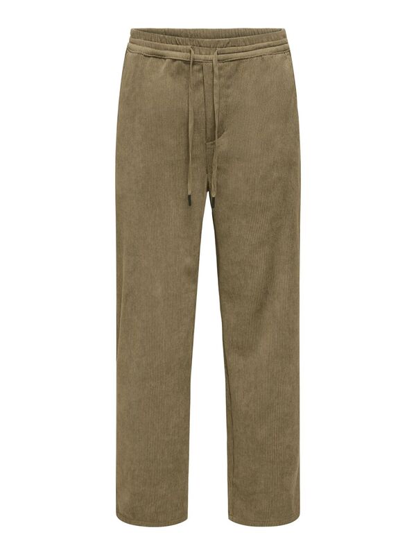 Only & Sons - ONSSINUS LOOSE CORDUROY 0111 PANT Erkek Kahverengi Pantolon - 22027421
