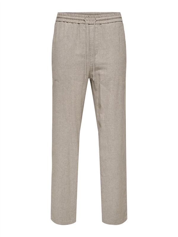 ONSSINUS LOOSE LINEN 0245 PANT Erkek Bej Pantolon - OS22031578