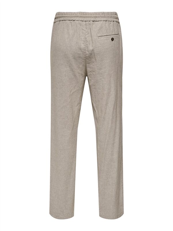 ONSSINUS LOOSE LINEN 0245 PANT Erkek Bej Pantolon - OS22031578