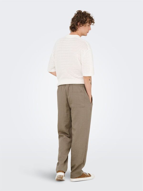 ONSSINUS TRAKE STRAIGHT 0329 PANTS Erkek Kahverengi Pantolon - 22033744