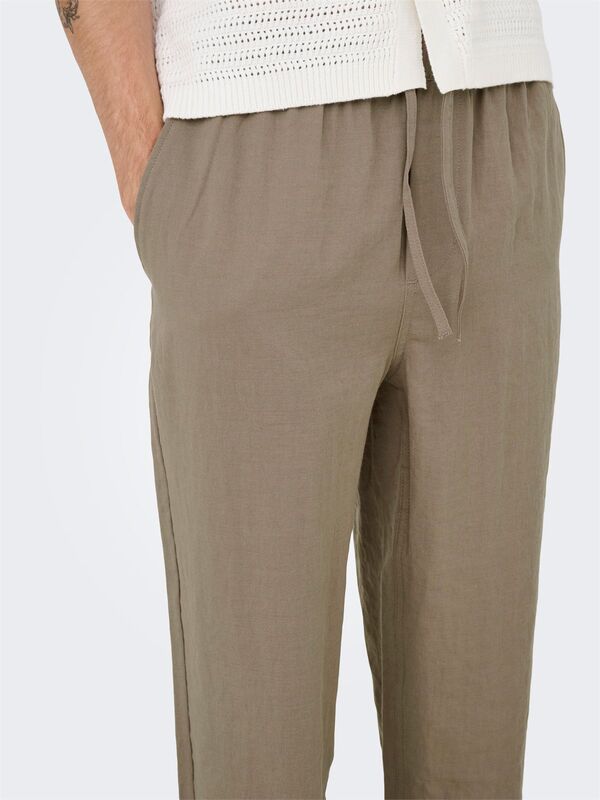 ONSSINUS TRAKE STRAIGHT 0329 PANTS Erkek Kahverengi Pantolon - 22033744