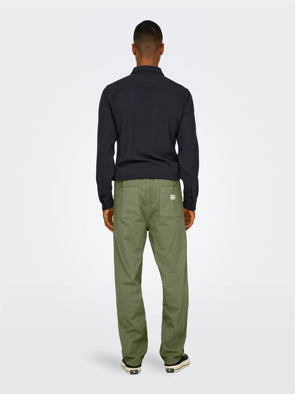 ONSSINUS WORKWEAR LOOSE 0022 PANT Erkek Yeşil Eşofman Altı - 22029915