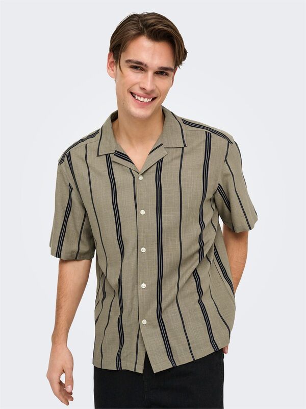 ONSSTEPAN LOOSE FIT 006 SHIRT Erkek Gray Gömlek - 22033631