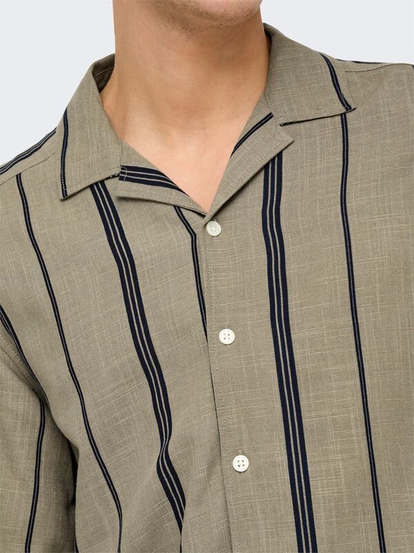 ONSSTEPAN LOOSE FIT 006 SHIRT Erkek Gray Gömlek - 22033631