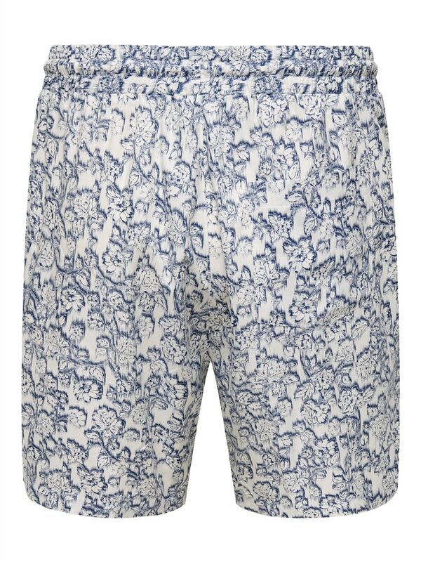 ONSTEL DASH LIFE REG AOP SHORTS Erkek Beyaz Şort - 22032734