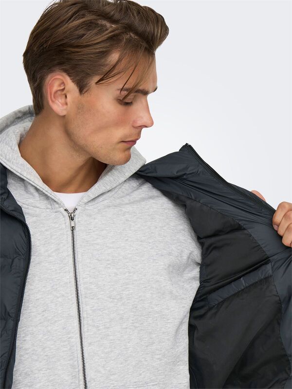 ONSUNION SEAMLESS LIFE PUFFER VEST OTW Erkek Siyah Yelek - 22034830