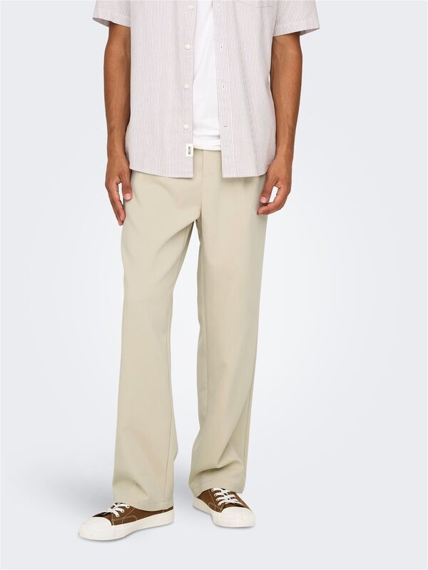 Only & Sons - ONSWILL 0292 LOOSE STRING PANT NOOS Erkek Gri Pantolon - OS22033466