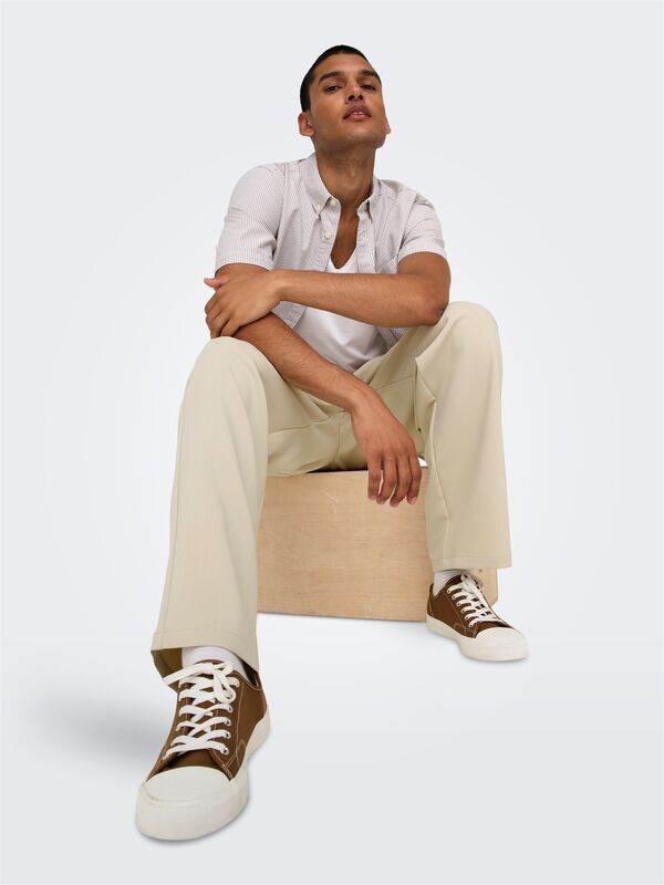 ONSWILL 0292 LOOSE STRING PANT NOOS Erkek Gri Pantolon - OS22033466