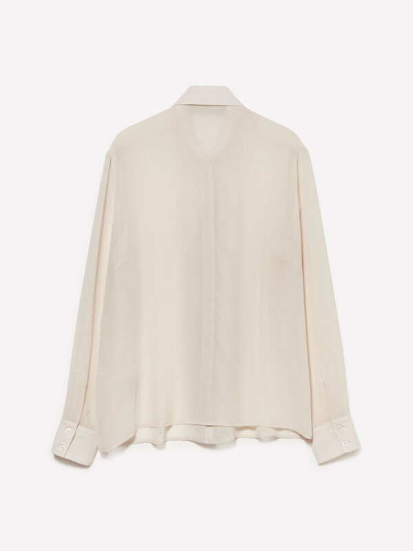 Önü Fırfır Detaylı Regular Fit Gömlek Kadın Pembe Gömlek - 325A5NOXLQ09T