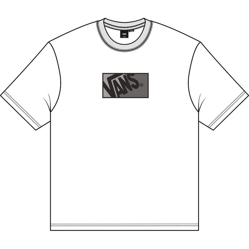 Original Standards Blocked Box SS Erkek Beyaz T-Shirt - VN000PFB