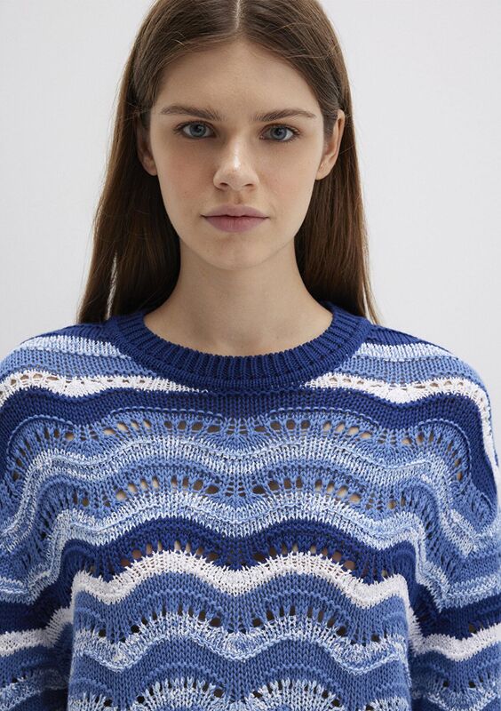 ORME KAZAK Kadın Derin Lacivert Kazak - M1710639