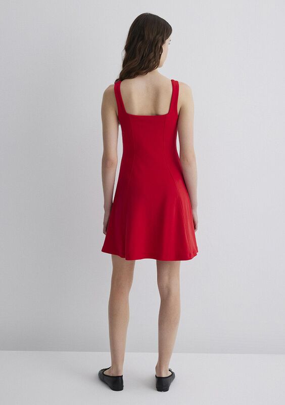 ÖRME MİNİ ELBİSE Kadın Kırmızı Elbise - M1310679