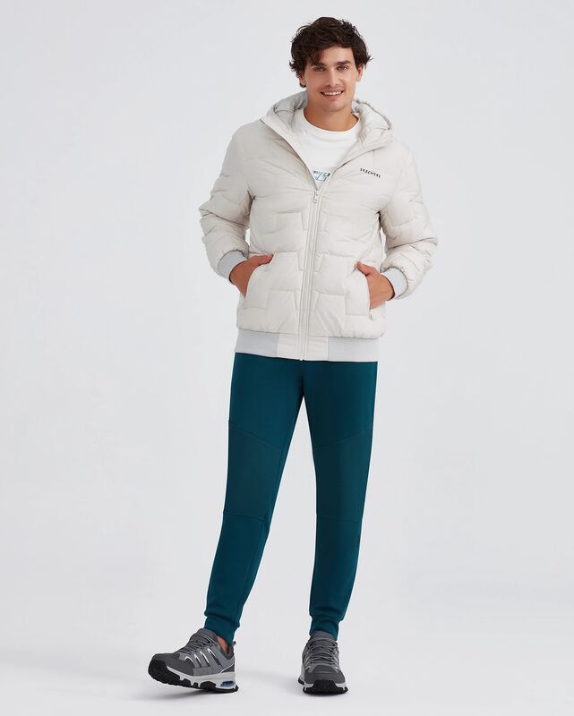 Outerwear M Padded Jacket Erkek Gri Ceket - S222060