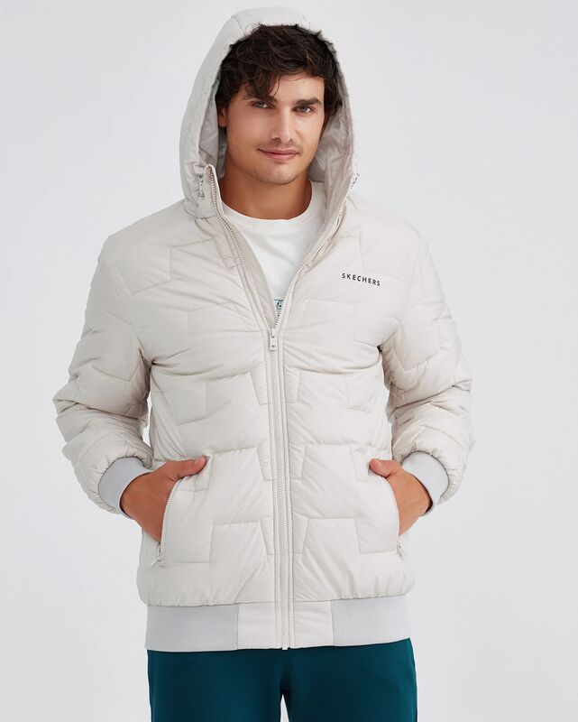 Outerwear M Padded Jacket Erkek Gri Ceket - S222060