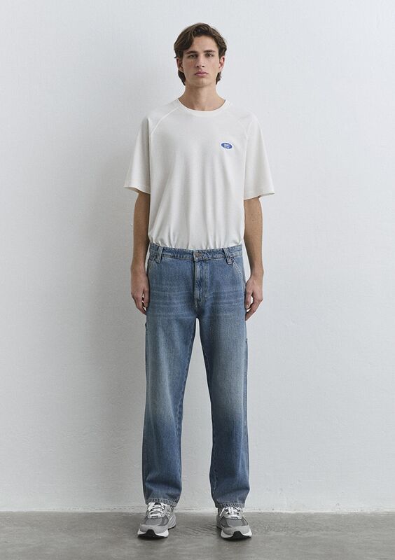 OXFORD Erkek Mavi Denim Pantolon - M0010069