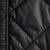 PADDED NYLON REG QUILTED COAT Kadın Siyah Parka - WW0WW46448
