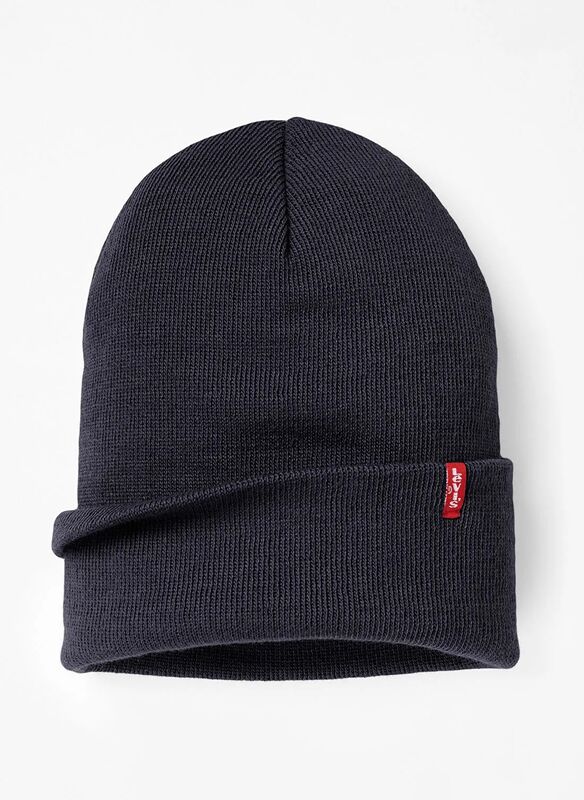 Levi's - PAISLEY BANDANA SLCH RT BEANIE NAVY Erkek Mavi Çanta - 77138