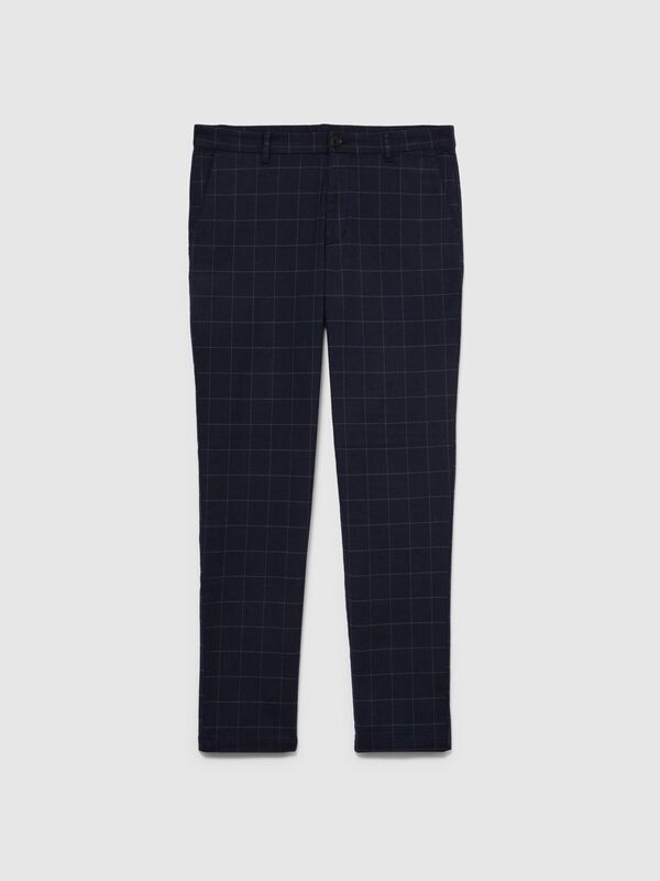 Pamuk Karışımlı Çizgili Pantolon Erkek Bej Mix Pantolon - 323A4A8YSF03H