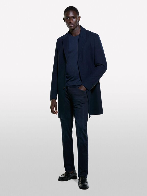 Sisley - Pamuk Karışımlı Dar Kesim 5 Cepli Denim Pantolon Erkek 913 Pantolon - 324A47NPSE02D