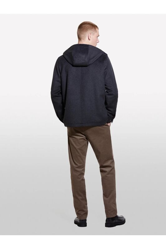 Pamuk Karışımlı Dar Kesim Cepli Kadife Chino Pantolon Erkek 0C7 Pantolon - 324A41ZNSF04R